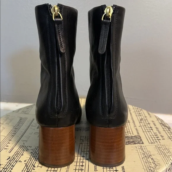 Mansur Gavriel Glove Boots Black Lambskin Leather SZ 7 - Picture 5 of 12